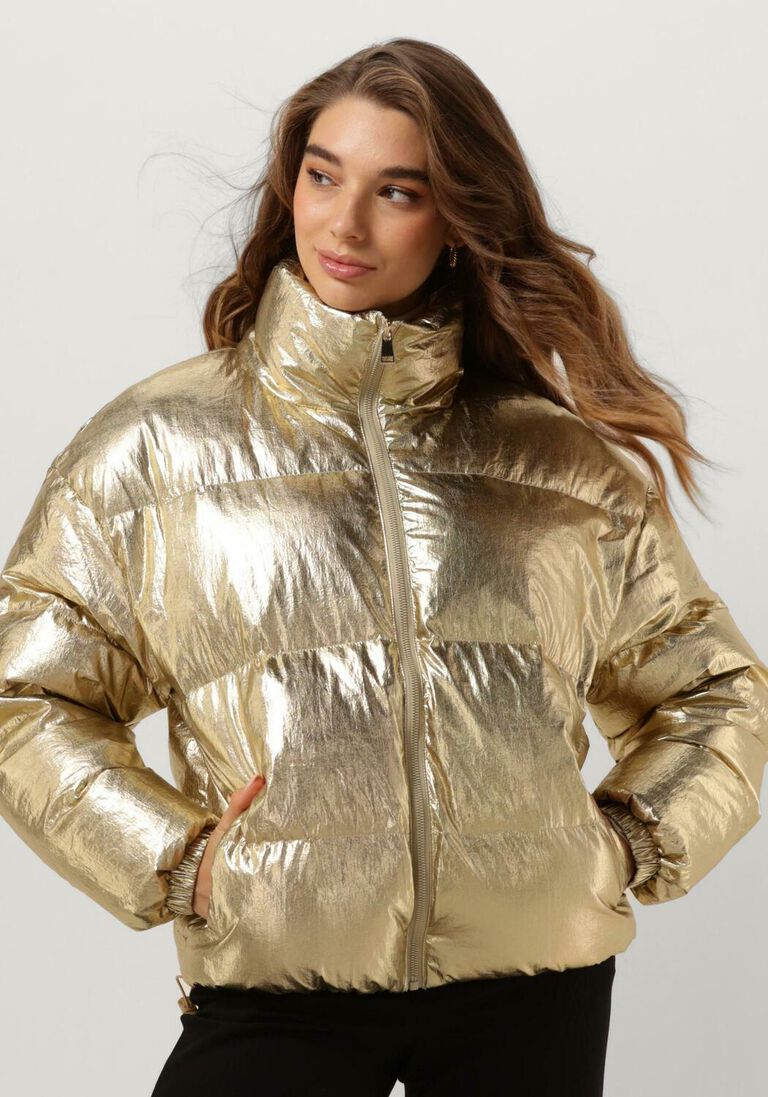 JANICE gouden janice gewatteerde jas puffer jas dames jax