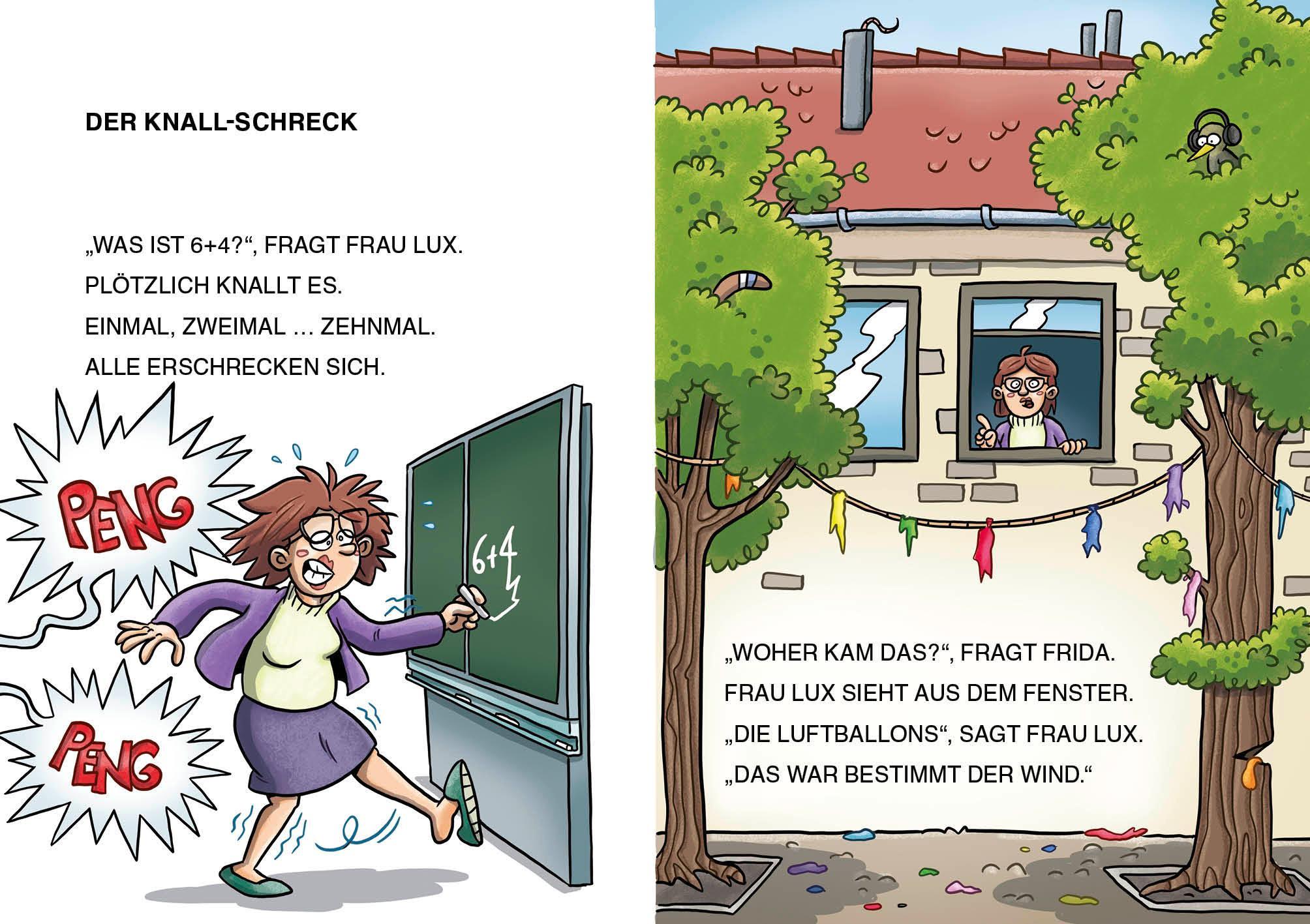 Leselöwen 1. Klasse - Ein Gespenst auf dem Schulhof (Großbuchstabenausgabe)