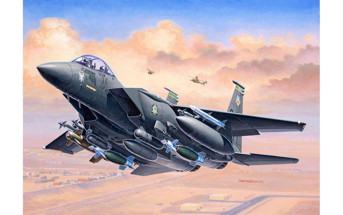 Bausatz F-15E Strike Eagle & Bombs 1:144Kunststoff Modellbausatz