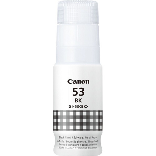 Bouteille d'encre noire Canon GI-53 pour imprimante à réservoir d'encre