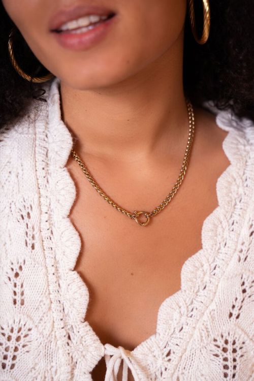 Ketting gedraaid met slotje