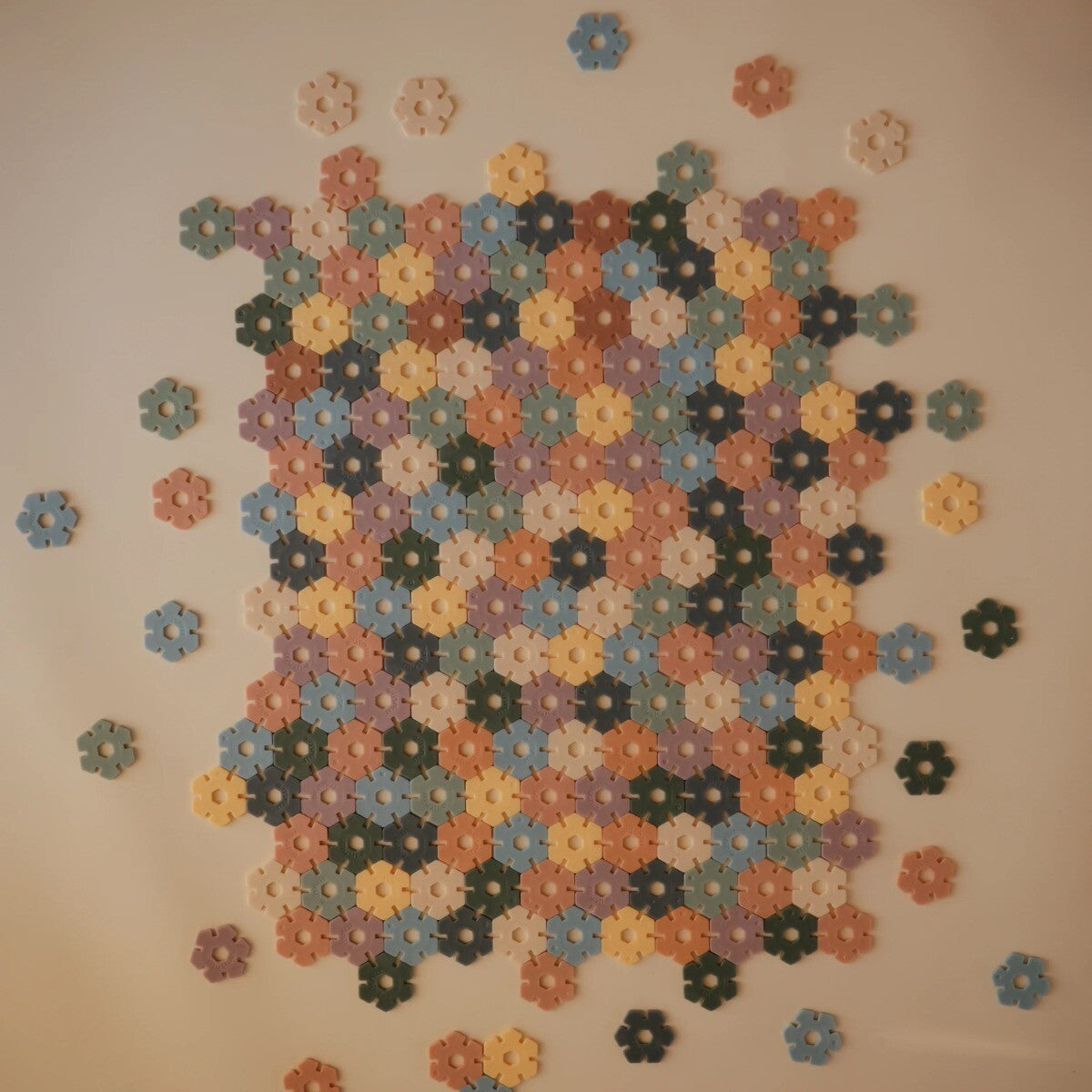 Mushie bouwset hex - 100st