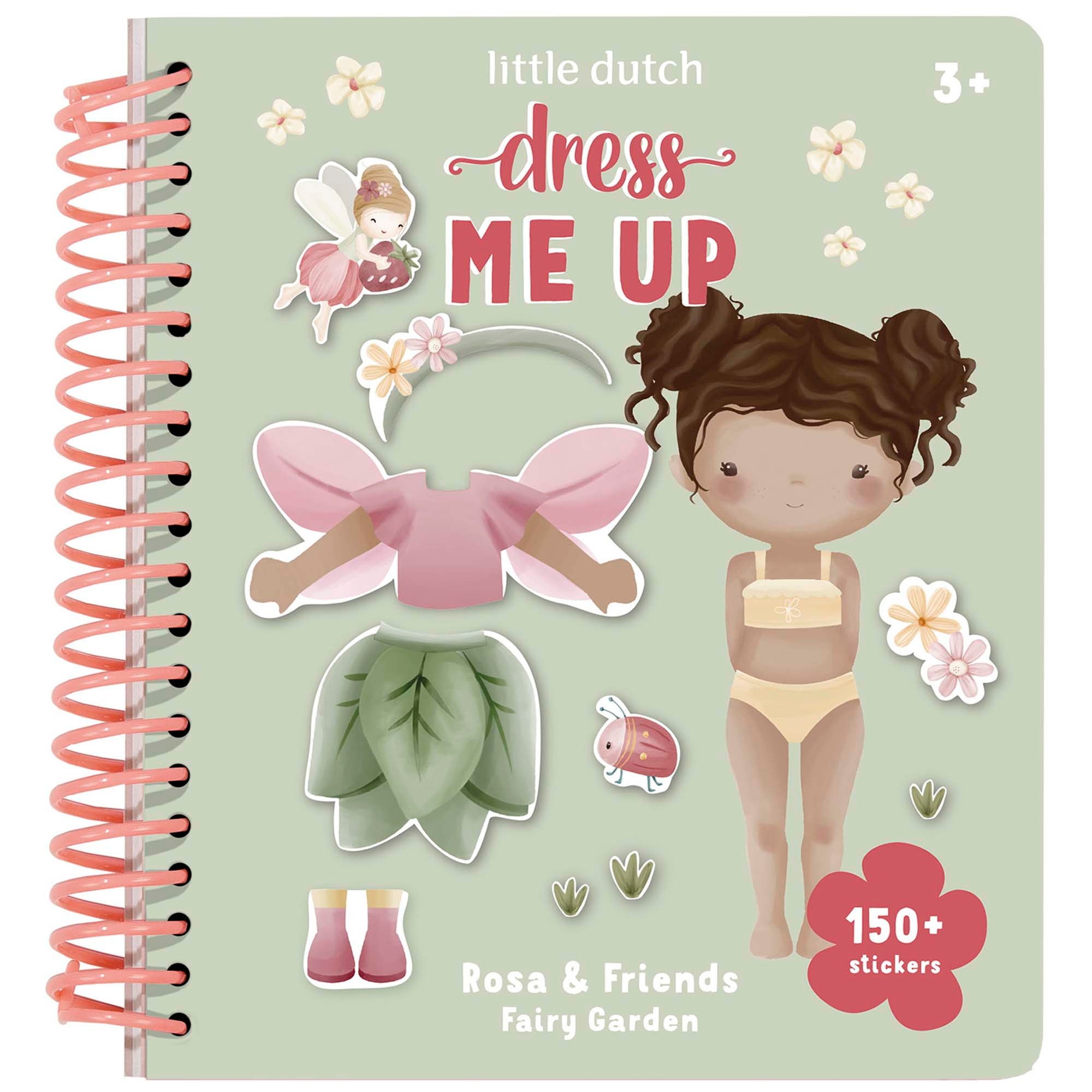 Little Dutch Dress Up Book Fairy Garden multi - shop nu - Prénatal