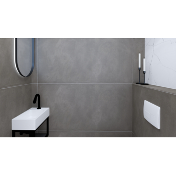 Vloertegel Tundra taupe 60 x 120 cm keramiek 1,43 m²