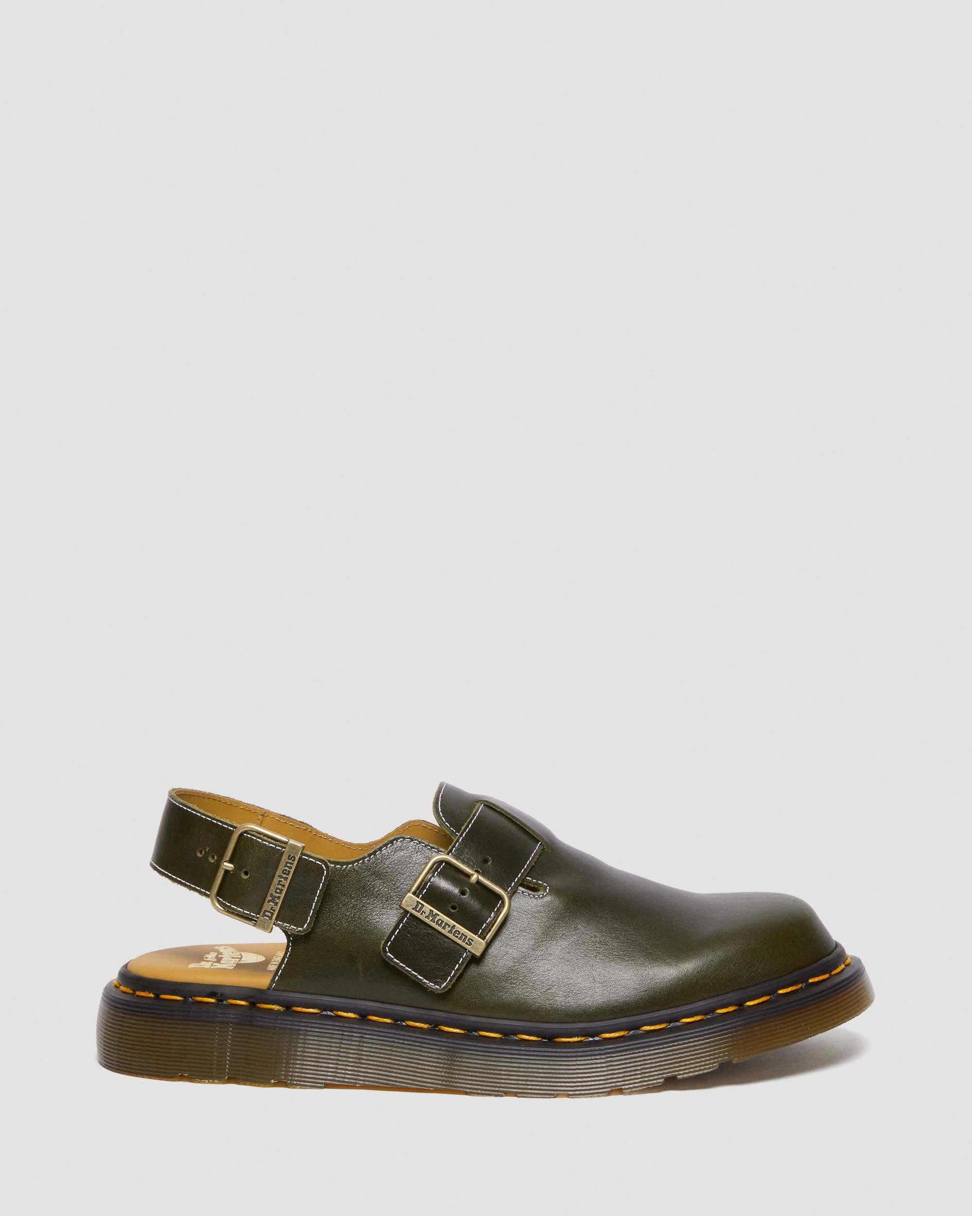 Jorge Made in England Classic Leather Slingback Mules