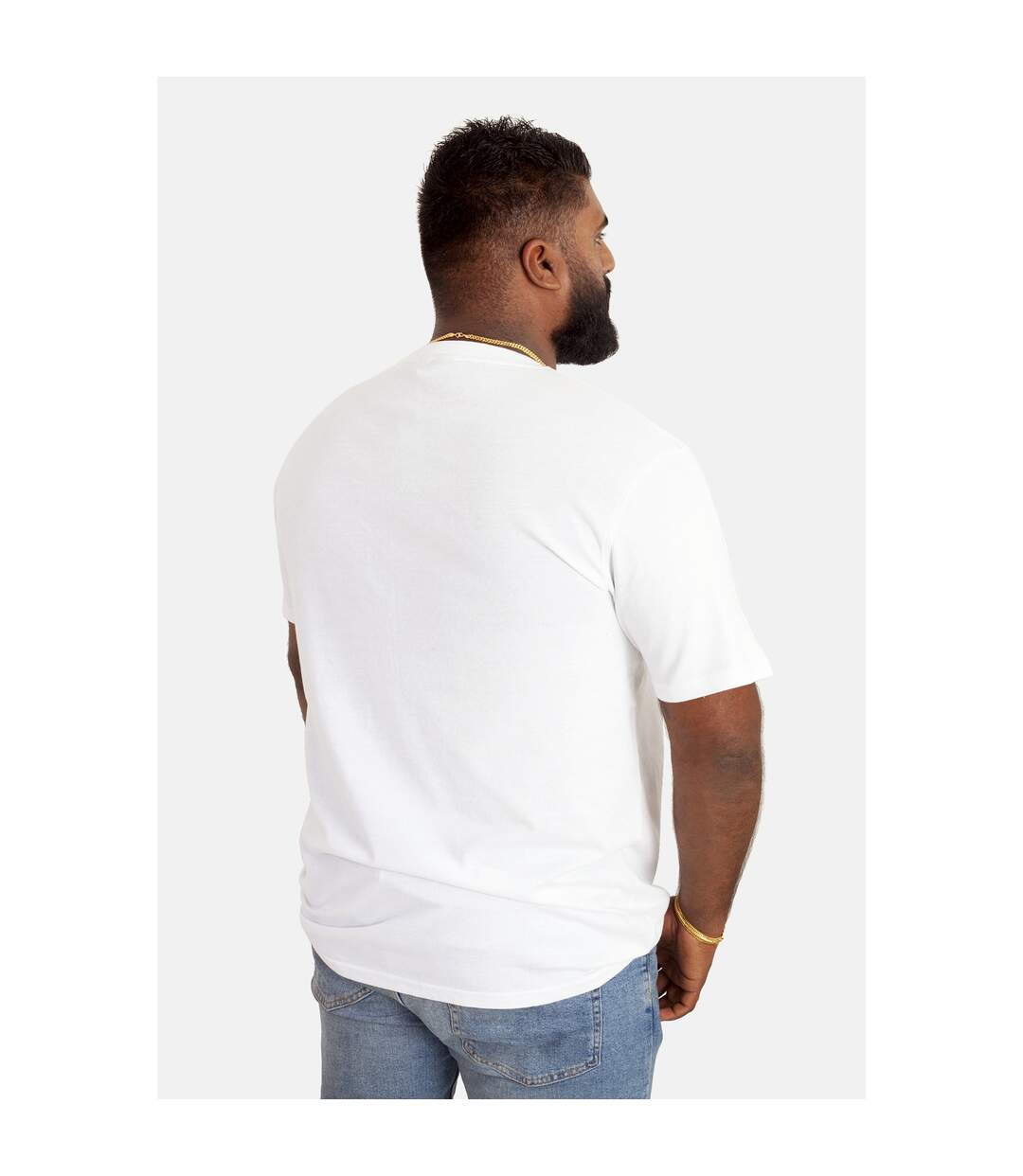 Duke D555 Kingsize Flyers - T-shirt col ras-du-cou - Homme (Blanc) - UTDC143