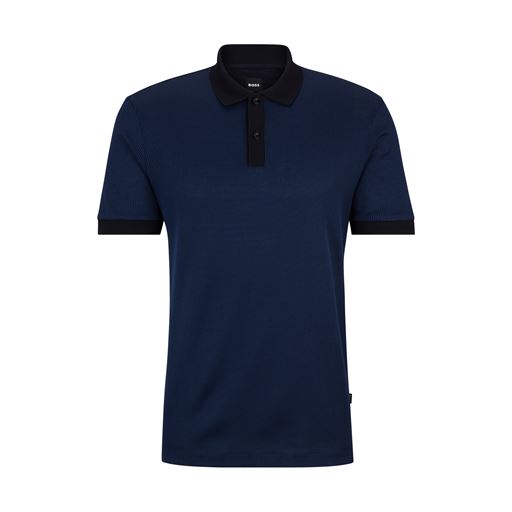 Boss Black Parlay Polo T-shirt, Dark Blue, S