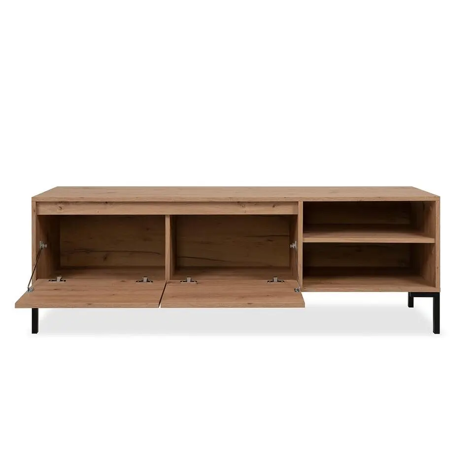 CALICOSY - TV-Meubel PLOCK - Licht hout - 49x150x40 cm