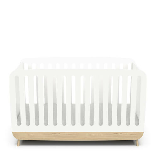 Lit bébé 70x140cm Evolutif FIRMIANA Blanc - CBA Meubles