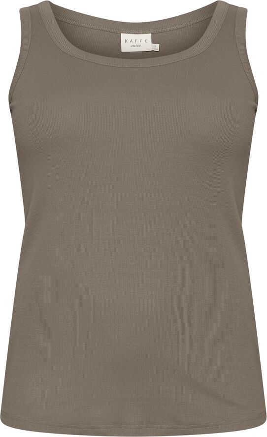 Kaffe Curve KCcarina Tank Top Major brown
