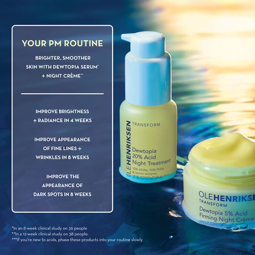 Ole Henriksen Dewtopia 5% Acid Firming Natcreme, 50 ml