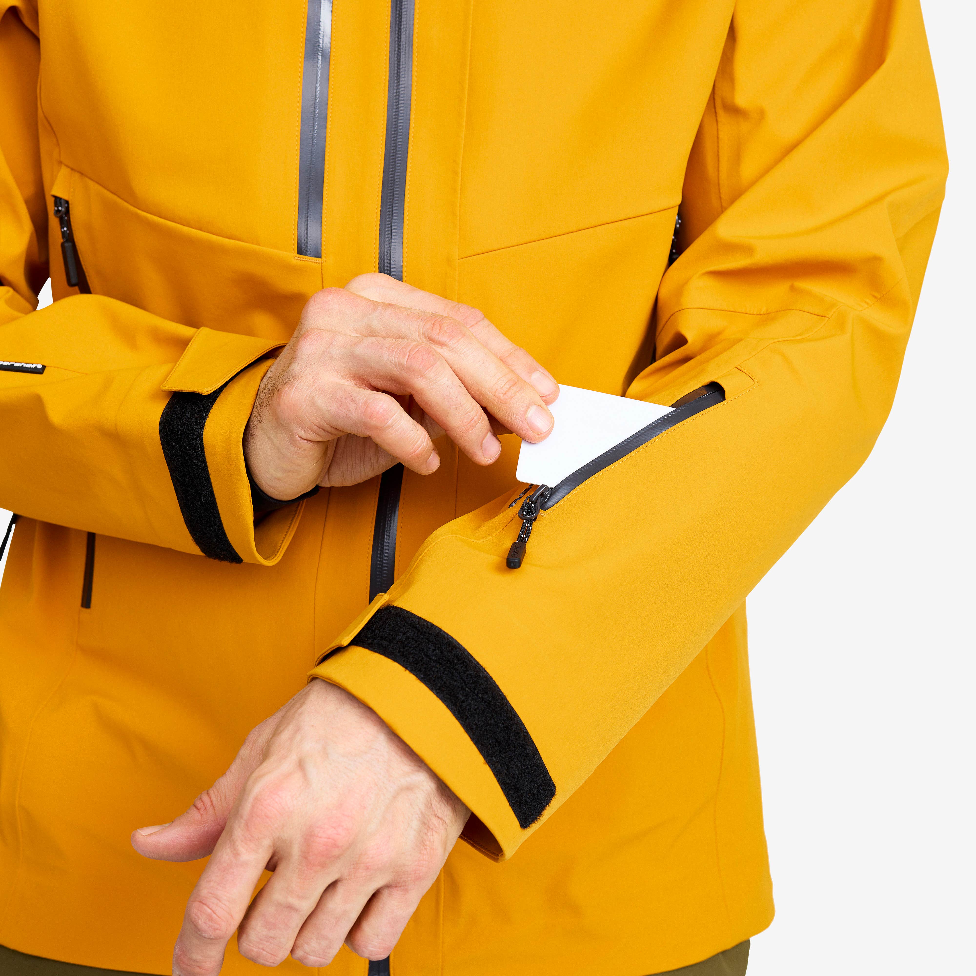 Cyclone 3L Shell Jacket Herre Golden Yellow