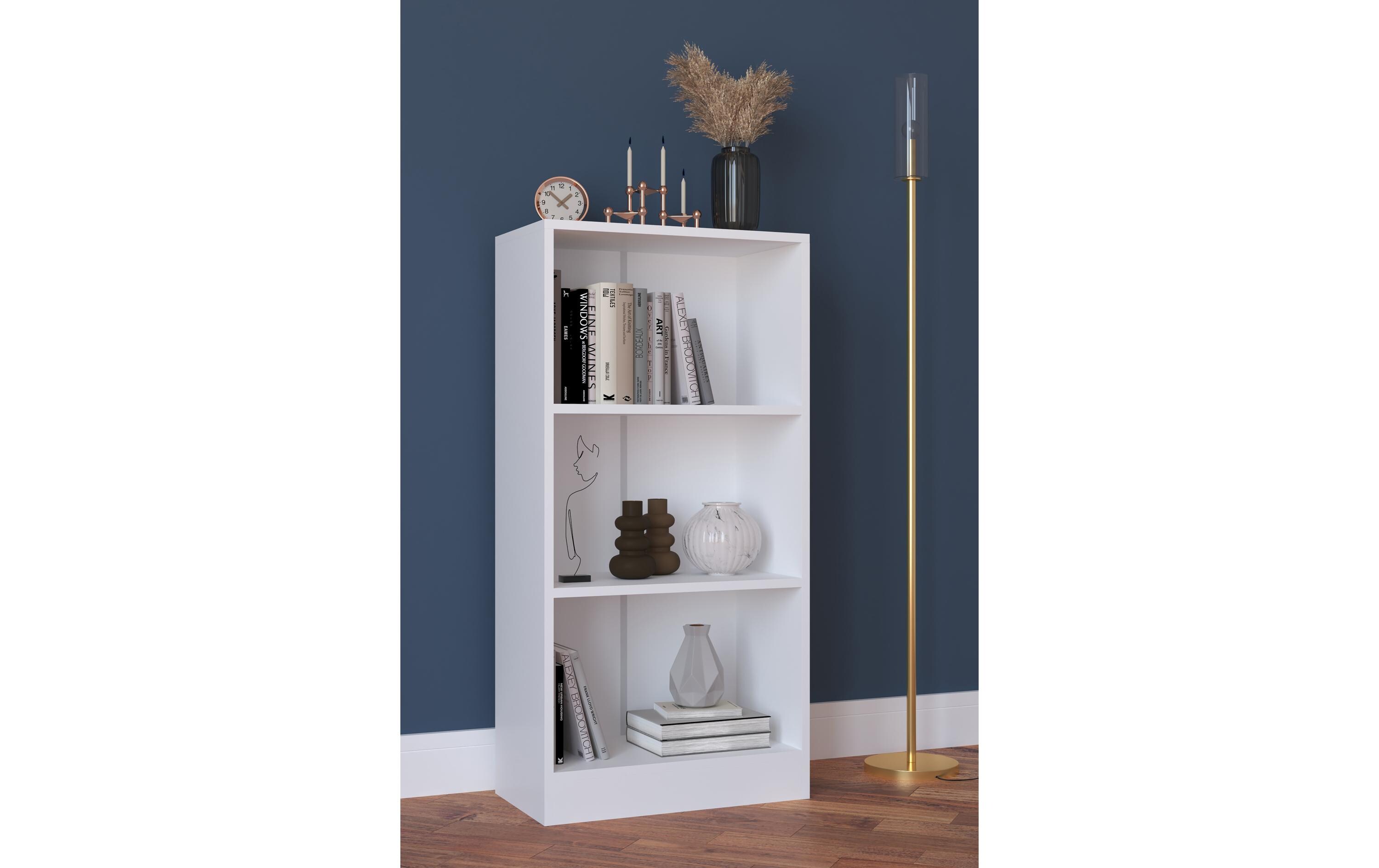 Regal Dilos M 114 x 56 cm, WeissStandregal