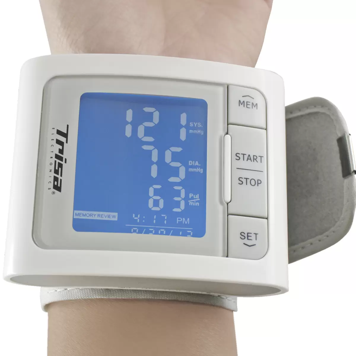 Blutdruck Messgerät Simple Wrist 4.0 weiss,grau,blau