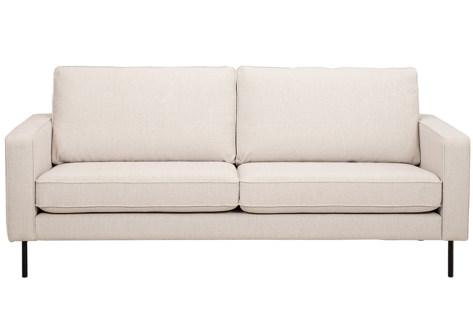Westin 3,5-seter 3,5-seter. I bouclétekstil Honor A3R1 Beige med sorte ben.