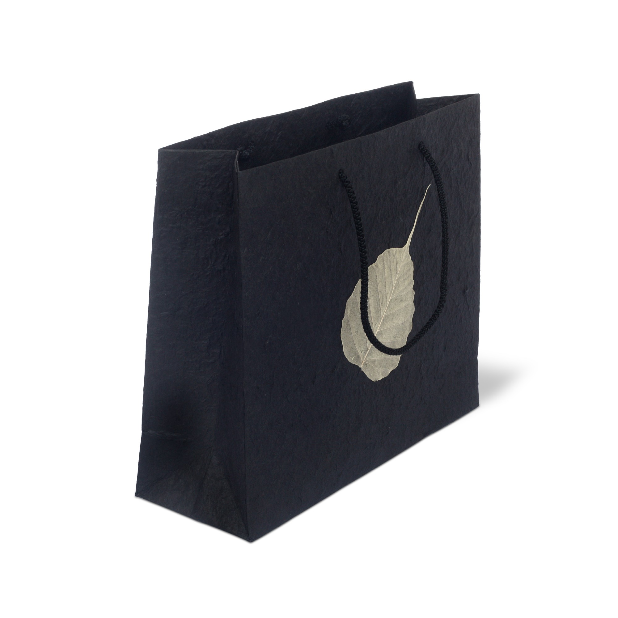 Tasche 'Bodhi-Blatt', schwarz, B 30 cm, H 25 cm, T 10 cm günstig bestellen