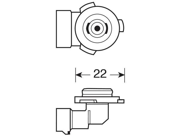 OSRAM Glühlampe 12V HB4 12V 51W P22d PKW Auto-Glühbirne