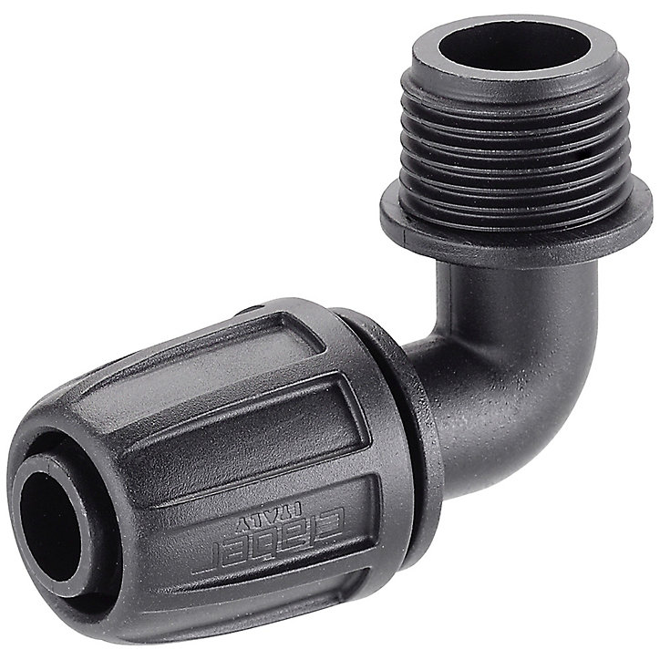 Coude 90° fileté mâle ø15/21 mm