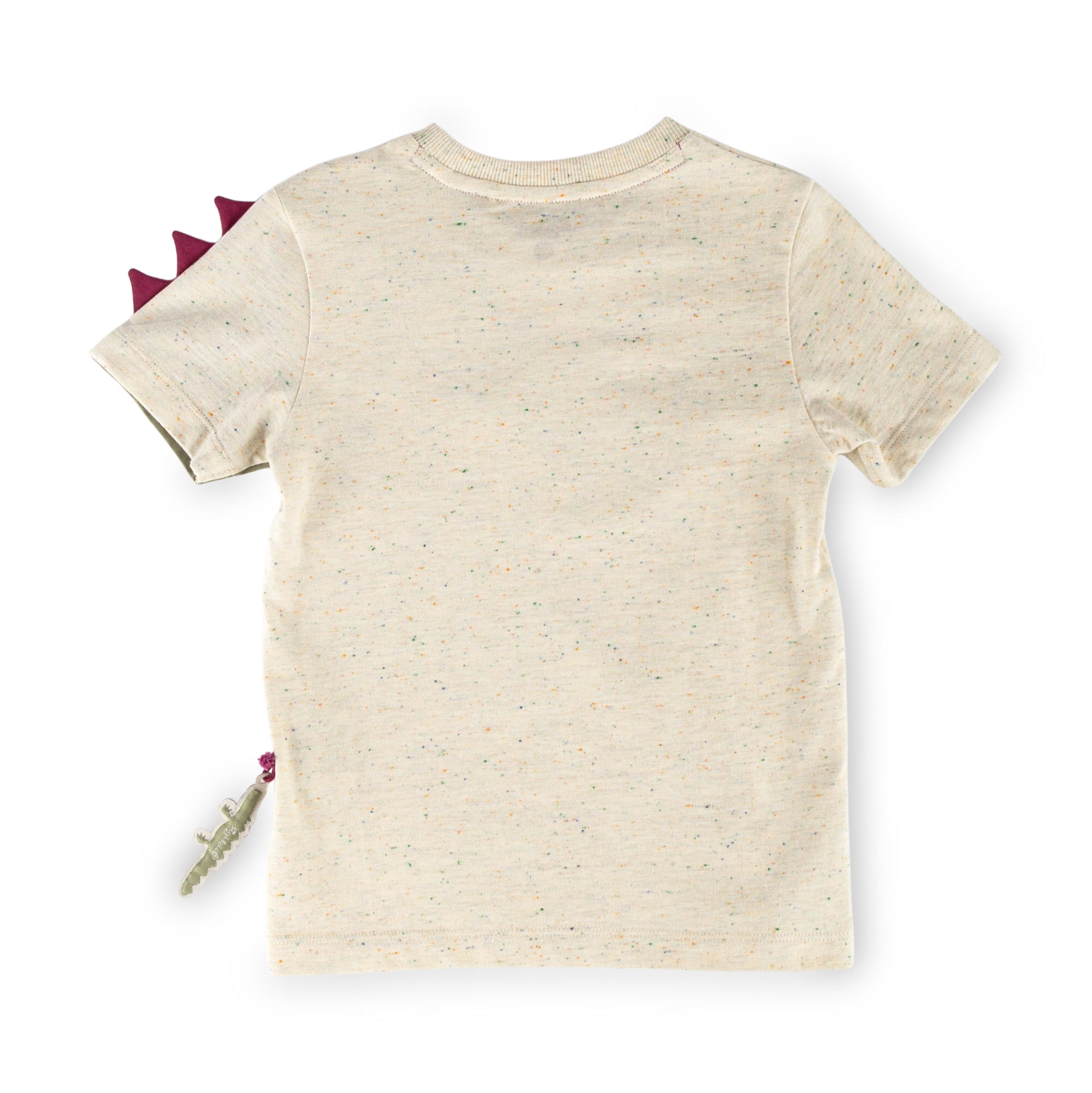 T-Shirt M - WILD CROCODILE HEAD in beige