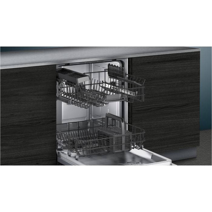 Siemens iQ300 Vollintegrierter Geschirrspüler SN63HX41TE Schwarz