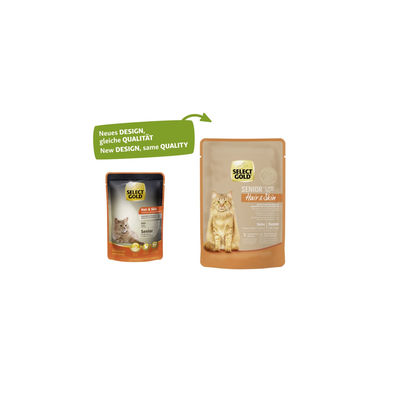 SELECT GOLD Adult Hair & Skin 12x85 g