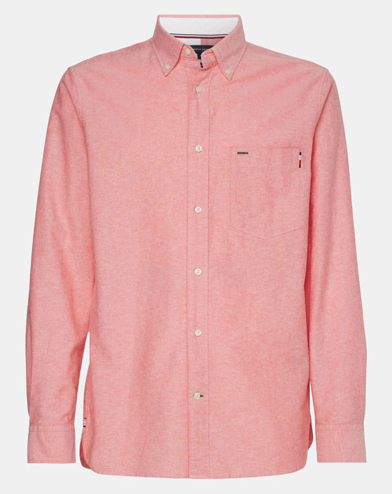 Tommy Hilfiger Chemise regular Oxford Solid rouge clair