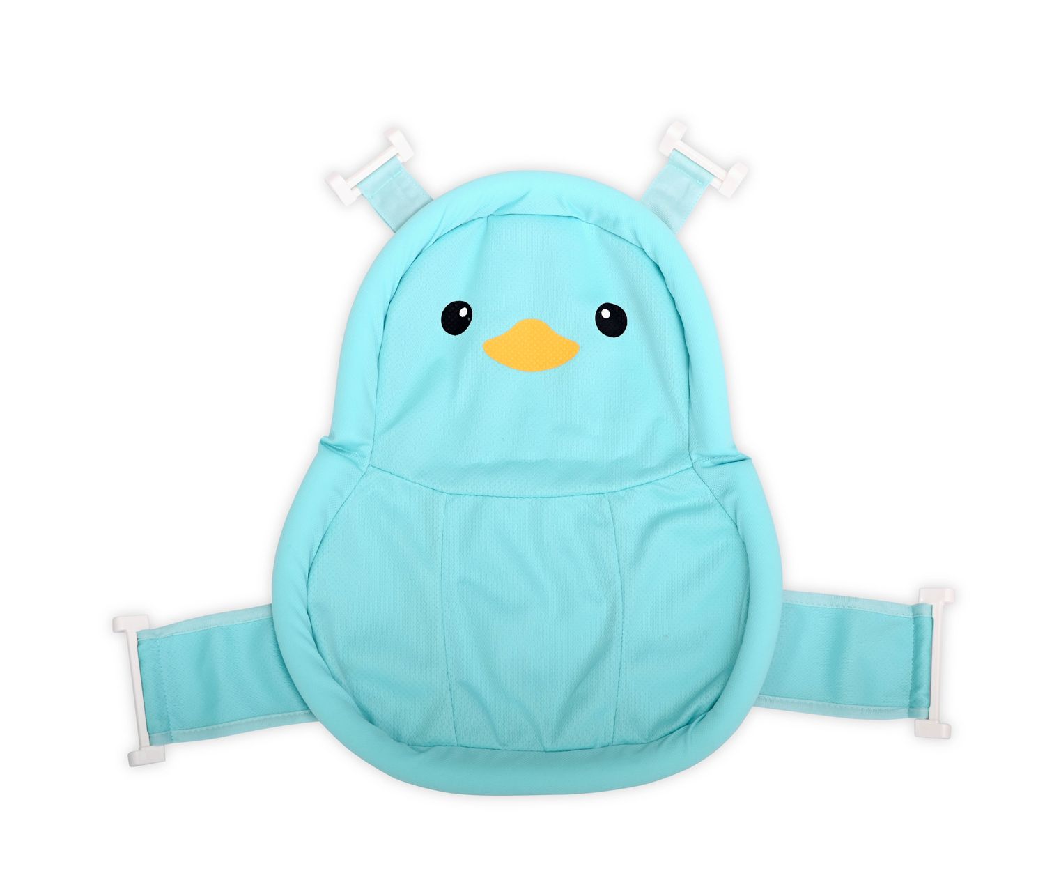 Lorelli Baby Badenetz Pinguin, Clips aus Kunststoff, Badewannennetz, ab Geburt blau