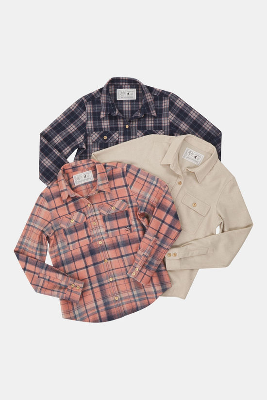Buitenmens Buitenmens Flannel Melton Shirt Dames