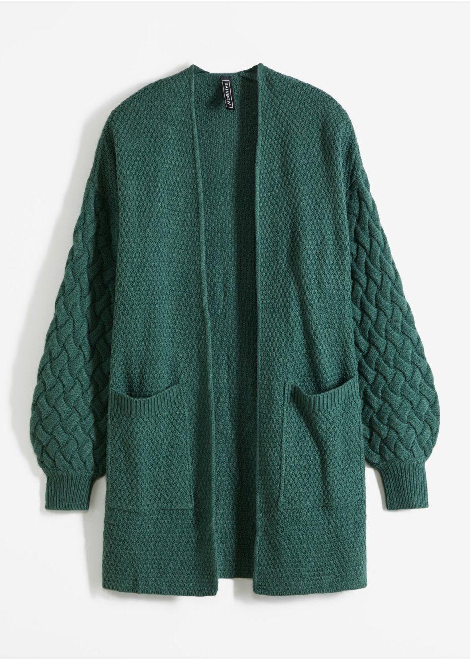 Gilet en maille torsadée