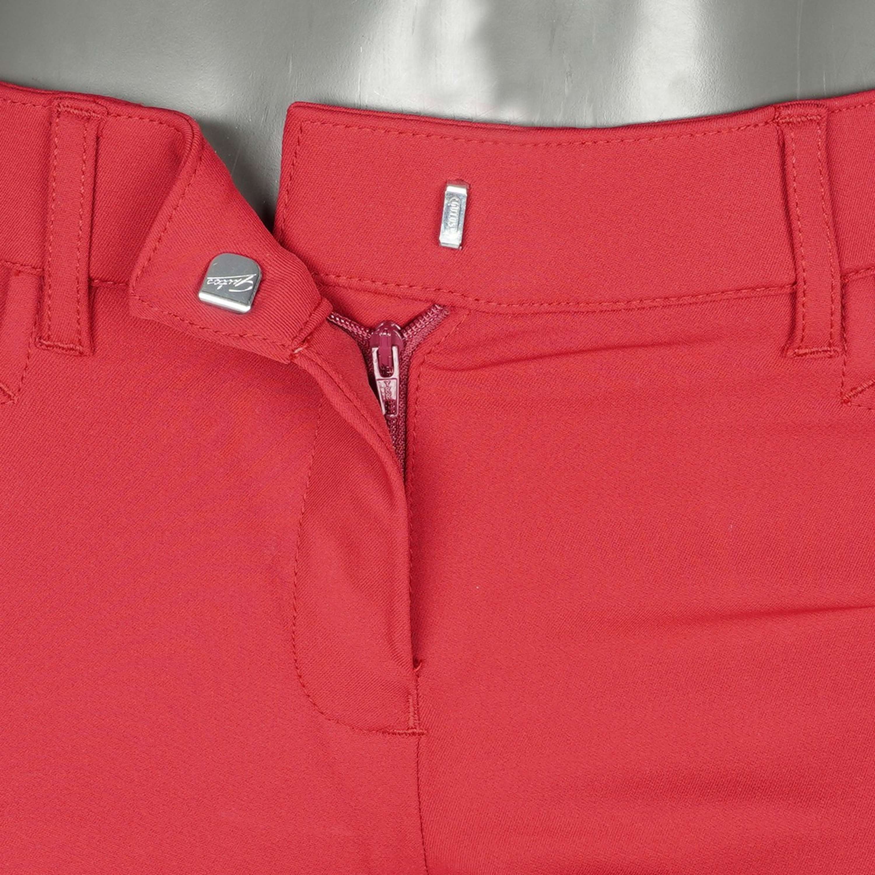 EQODE by Equiline Rijbroek Delma Knie Grip Cherry