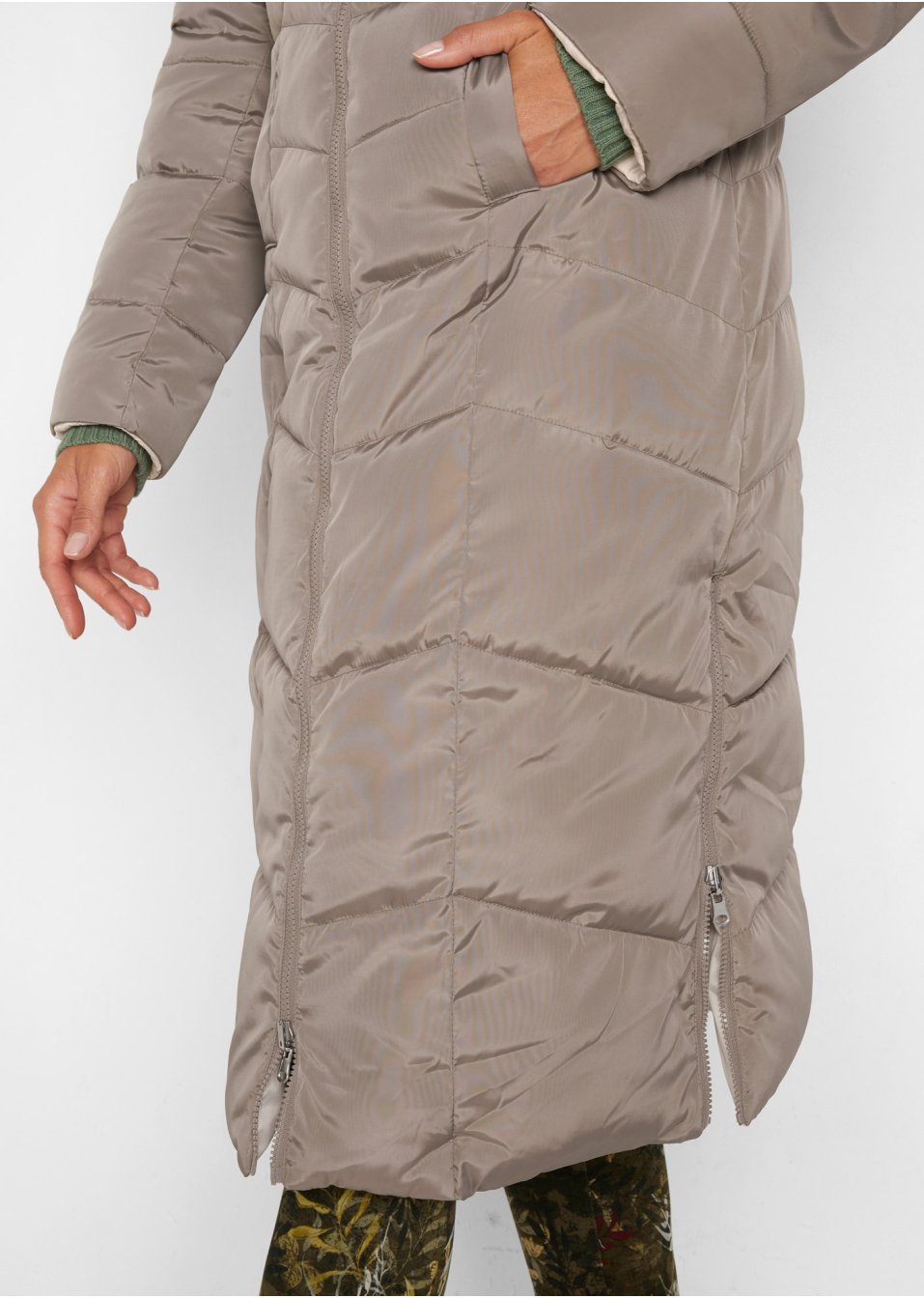 Manteau matelassé réversible