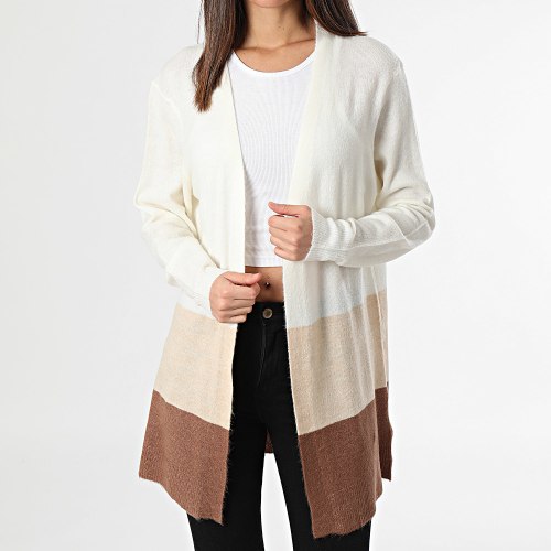 Cardigan Femme Rachel 3 Beige Marron
