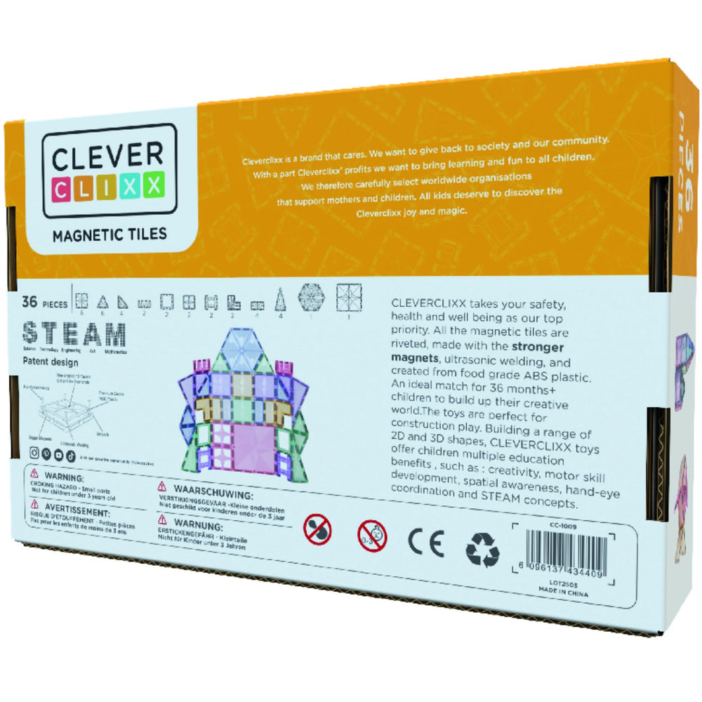 Køb Cleverclixx Pastel Petite Pastel Pack 36 stykker