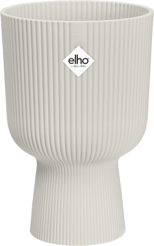 Elho bloempot op voet Vibes wit D 13,9 H 21 cm