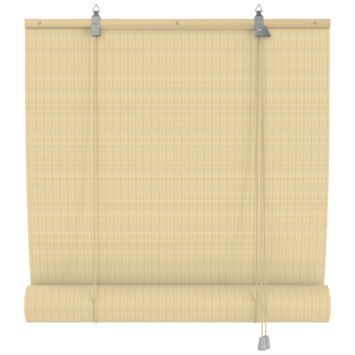 KARWEI bamboe roll-up lichtdoorlatend naturel (kleurnr. 1024) 75x130 cm (bxh)