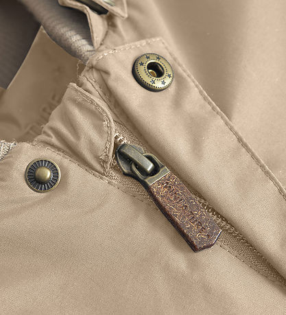 Mini A Ture Vinterjakke - Matwally Fleece - Savannah Tan