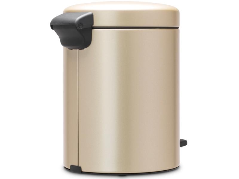 Brabantia Kosmetikeimer NewIcon 5 l, Champagner Eimer