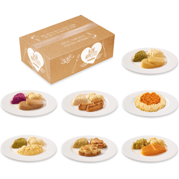 Apetito Maaltijdbox Glad Gemalen (IDDSI 4) - Menu A