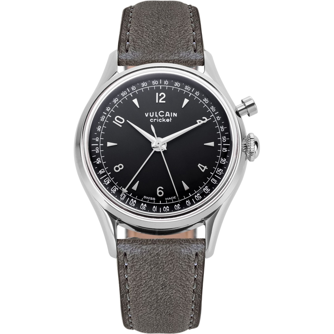 Vulcain Cricket Tradition 39mm Black Sapphire Caseback