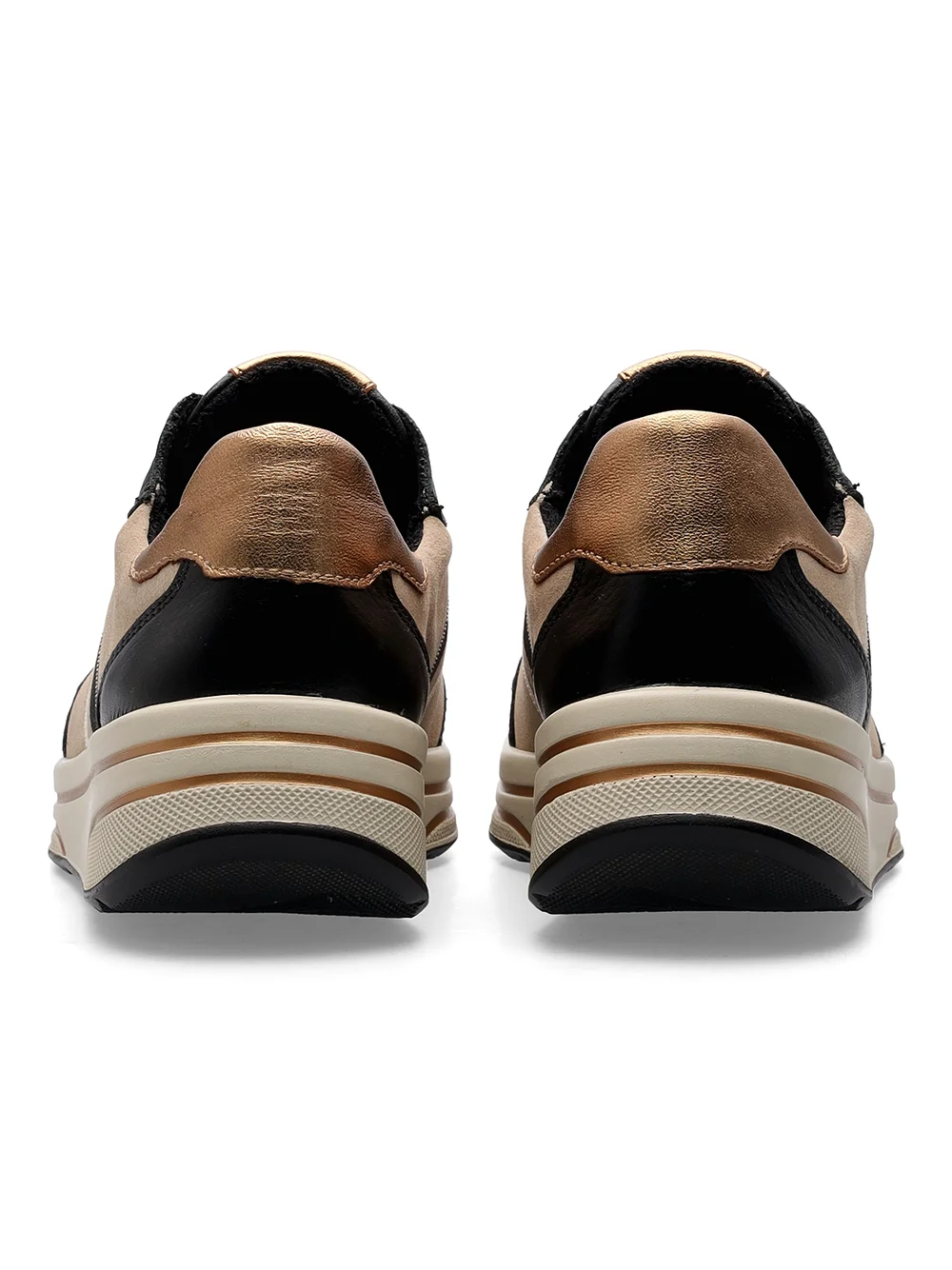 Sneaker Sapporo beige schwarz