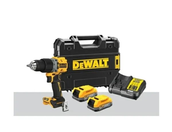 DEWALT. SCREWDRIVER UD.18V DCD805H2T 90Nm 2x5.0Ah POWERSTACK BL TSTAK