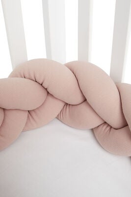Alice & Fox ALEAH Flettet Sengekant 200cm, Dusty Pink