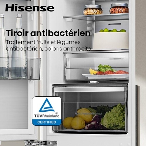 Réfrigérateur congélateur en bas Hisense RB5B250SSWC1 Blanc