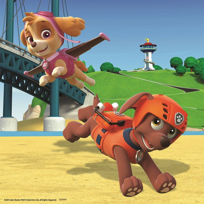 Puzzle-Box - Paw Patrol - Team auf 4 Pfoten - 3x49 Teile