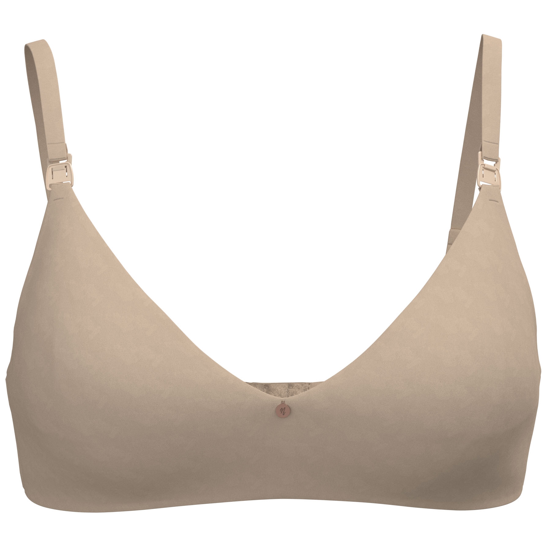 Noppies beugelloze voedingsbh  effen beige