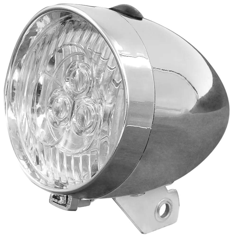 Greenfield Retroforlygte LED krom