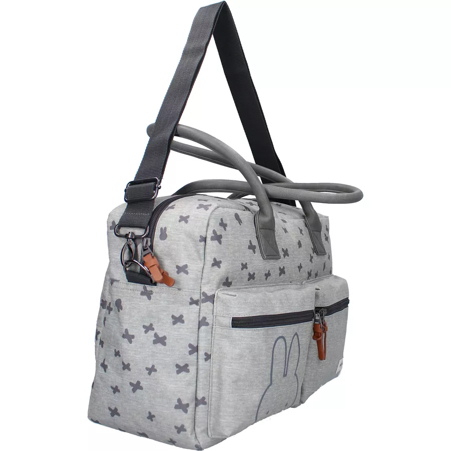 Kidzroom Wickeltasche Miffy Chase Your Dreams Grey