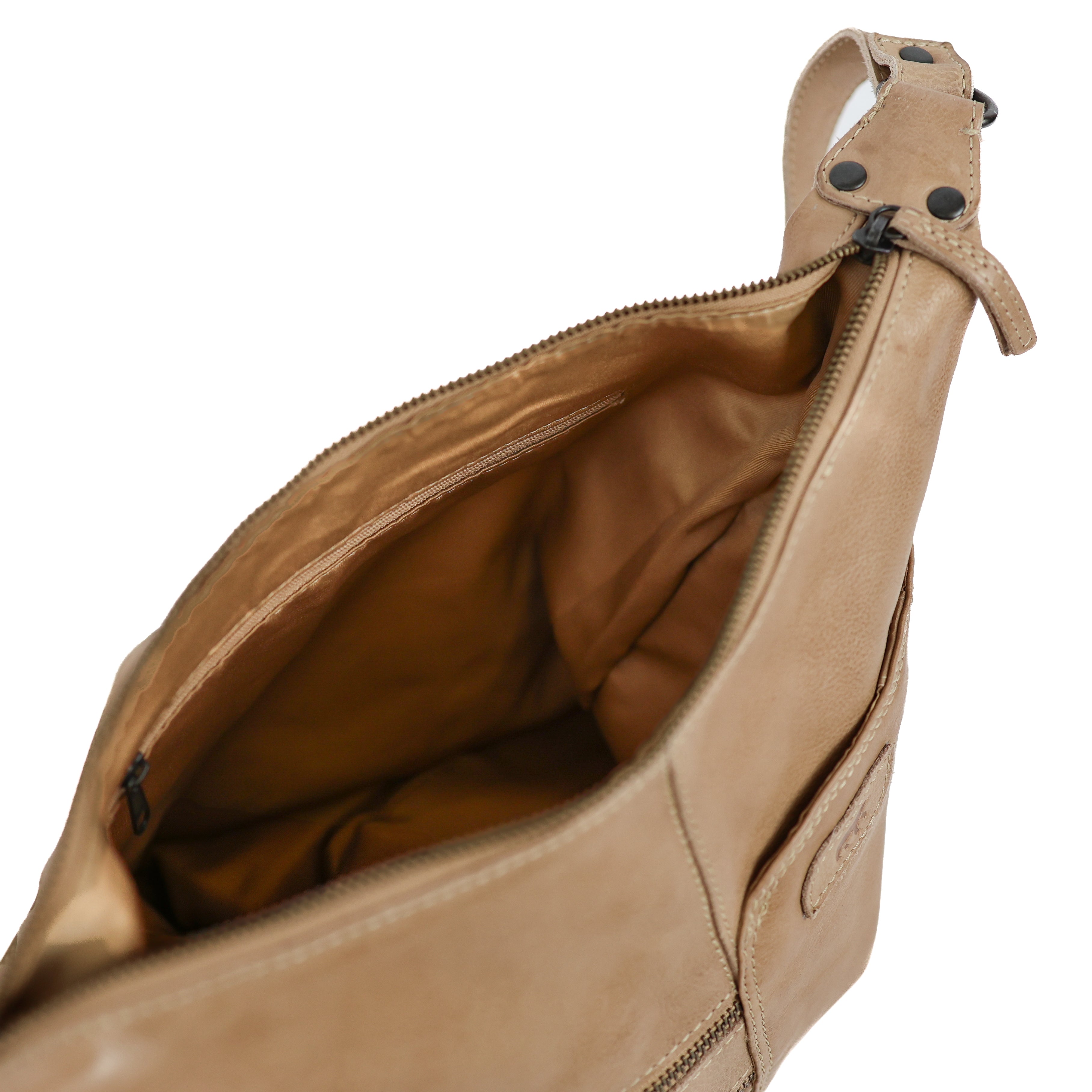 Schoudertas 'Frieda' beige Beige