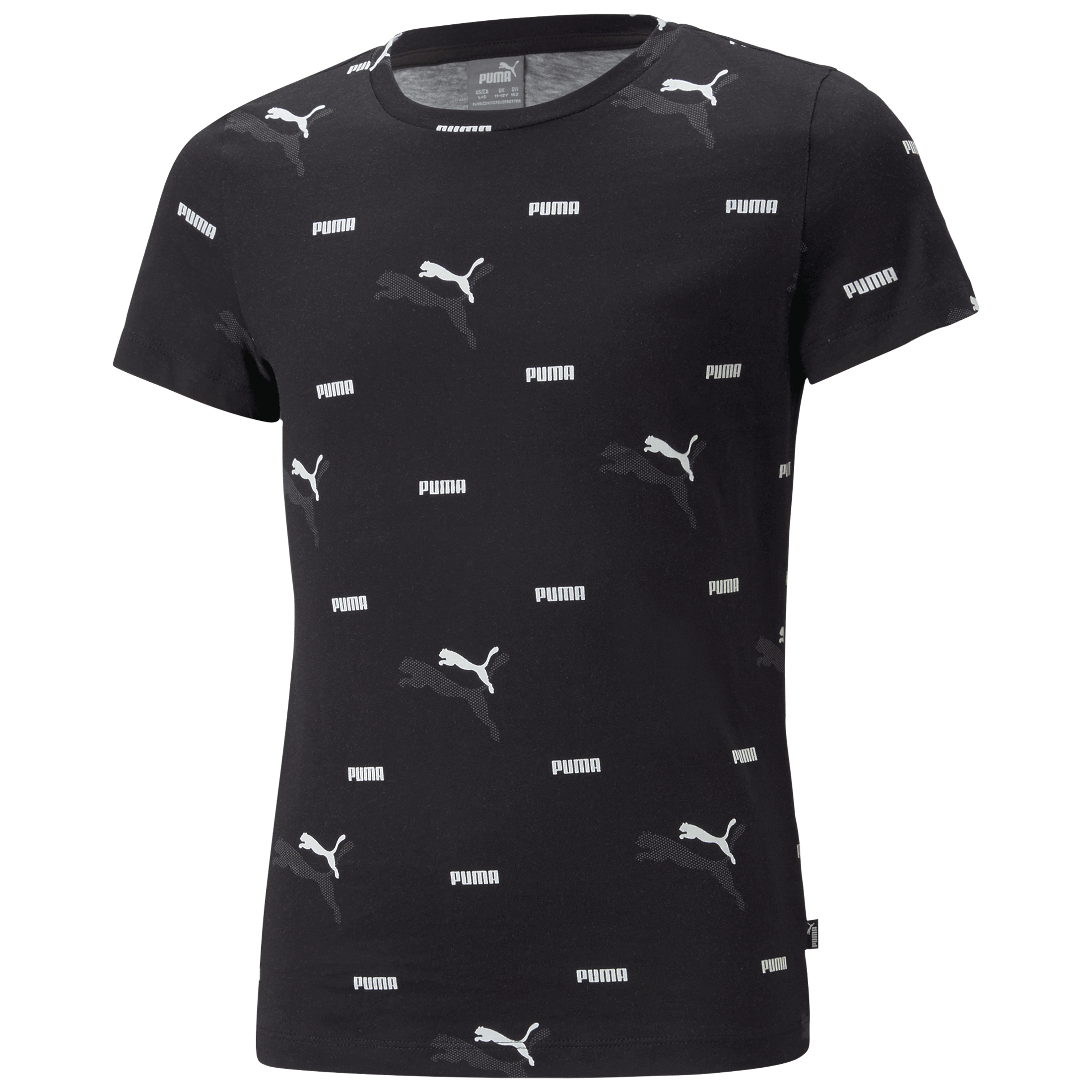 Puma Ess logo lab AOP tee G - Fritid og bomull