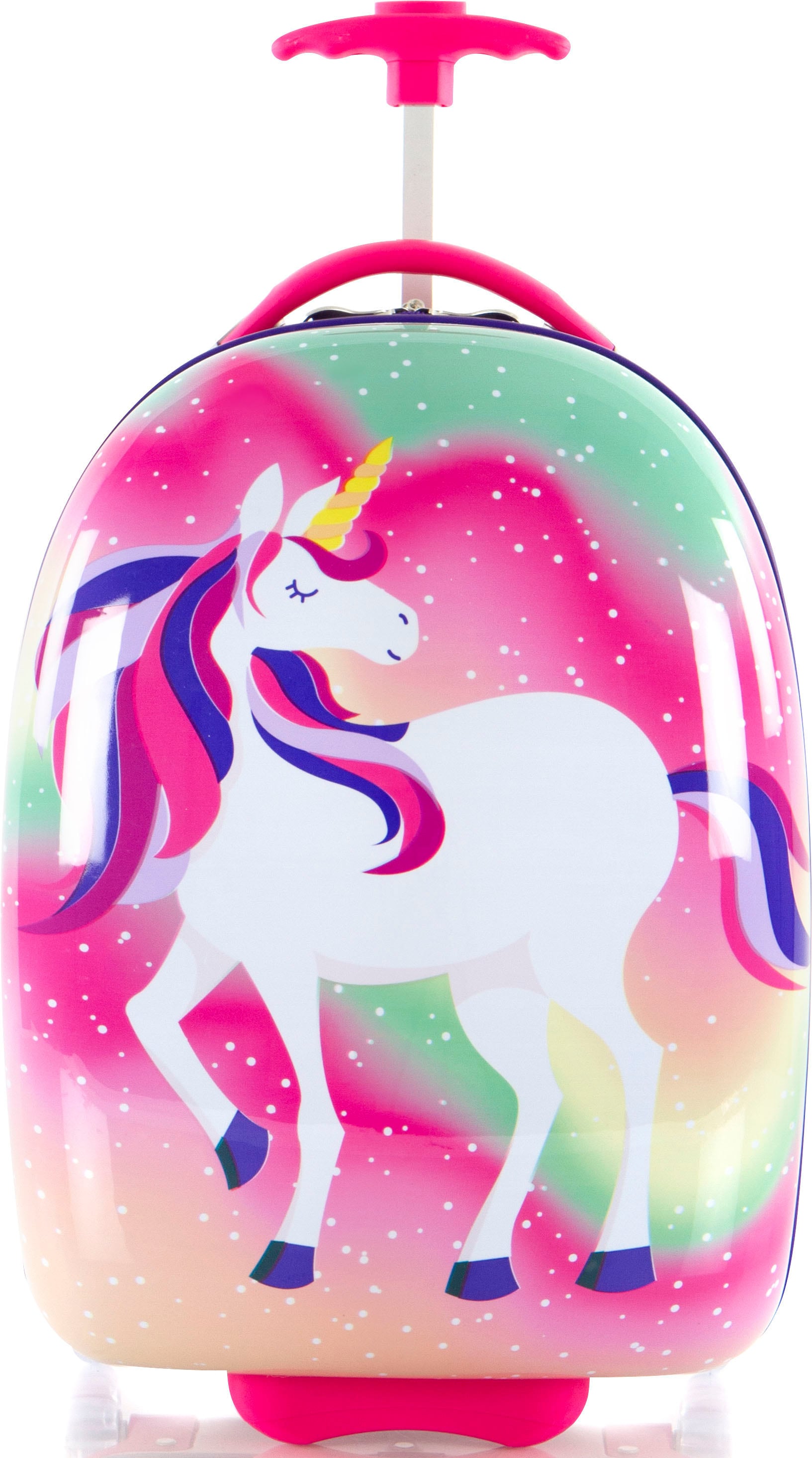 Heys Kinderkoffer »Einhorn rosa, 46 cm« 26 l 2 Rollen Heys x Joachim Llambi Kindertrolley Handgepäck-Koffer
